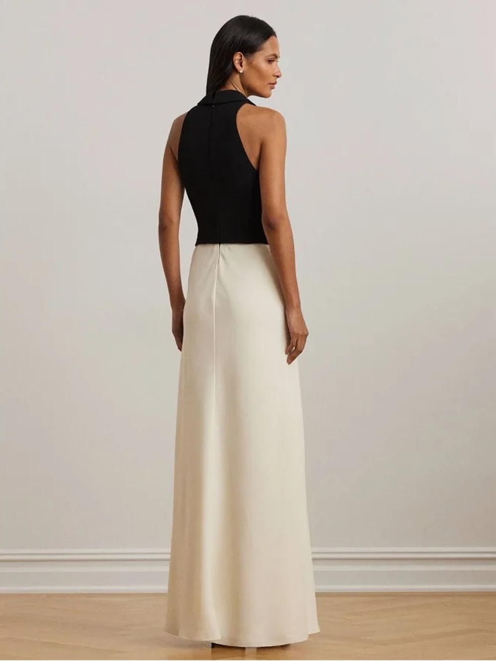 Lauren Ralph Lauren Sleeveless Charmeuse Gown sz 8 - Picture 2 of 6